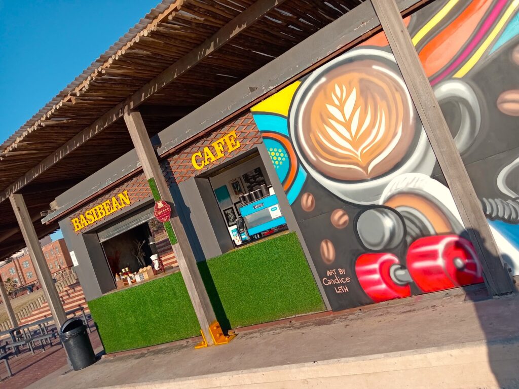 Basi bean Battle of the Beans former cafe
