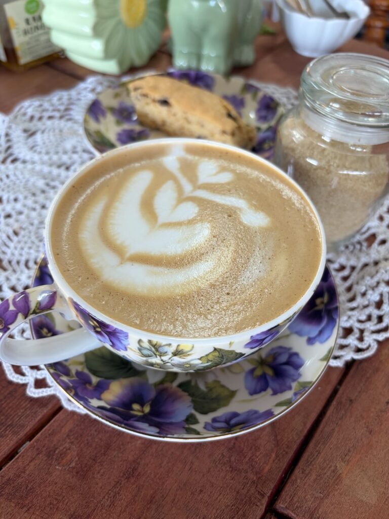 Coffee served at Basi Bean