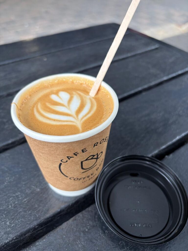 Take out coffee Cafe Rose Westville